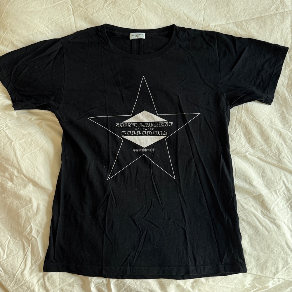 Saint Laurent Black Tee - Picture 2 of 6